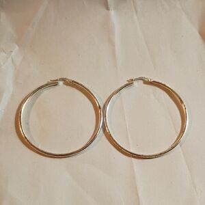 Elegant Silver Hoop Earrings